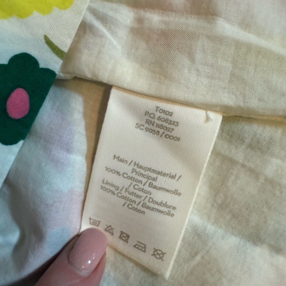 Boden Multicolor Floral A-Line Skirt. New with tags - size 8R - Picture 6 of 6